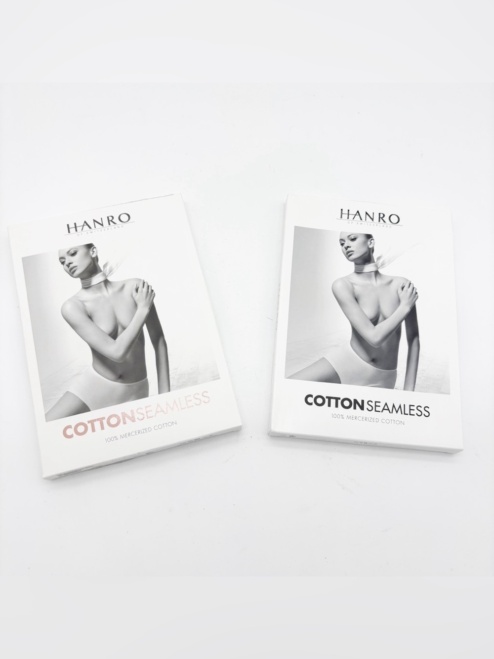 NWT Two Hanro Cotton Seamless Underwear
